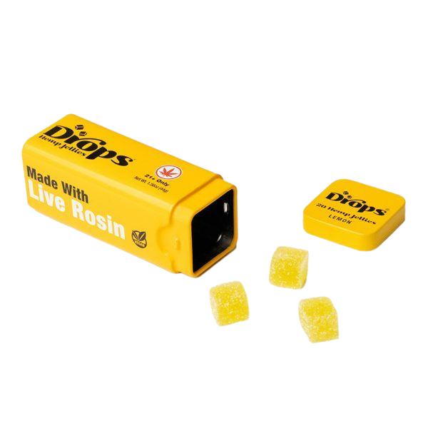 Drops-Solventless Gummy-Active Lemon X Sour Strawberry